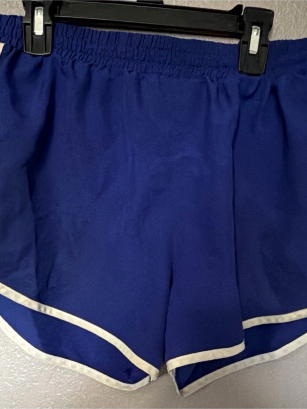 Under Armour Royal Blue Women's Athletic Shorts with White Trim